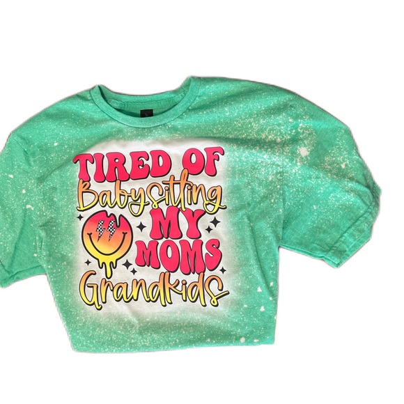 Medium green bleached tshirt - Picture 1 of 1